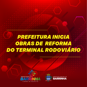 INICIADAS AS OBRAS NO TERMINAL RODOVIÁRIO.