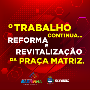 TRABALHO CONTINUA!